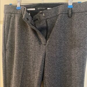 Ann Taylor Gray Dress Pants Tailored Classic